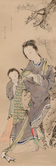 長沢芦雪《西王母図》
天明2年（1782）
個人蔵