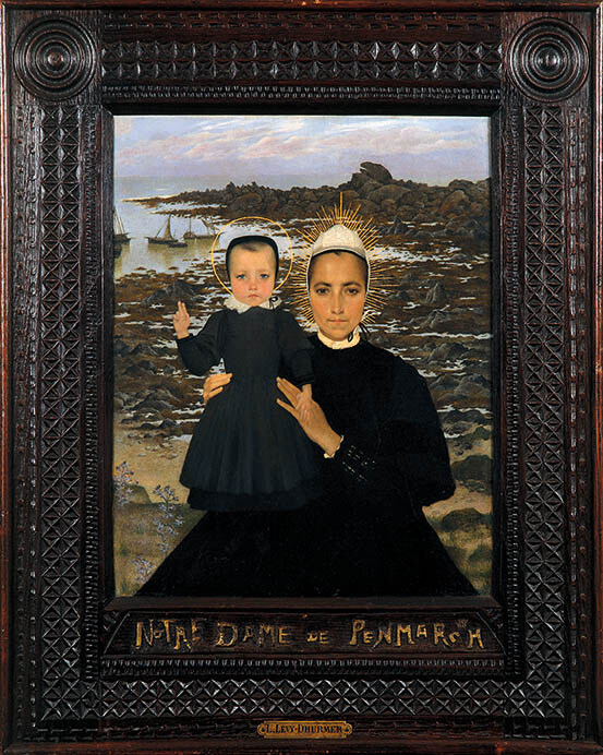 リュシアン・レヴィ＝デュルメール《パンマールの聖母》1896年、カンペール美術館蔵
Collection du Musée des Beaux-Arts de Quimper