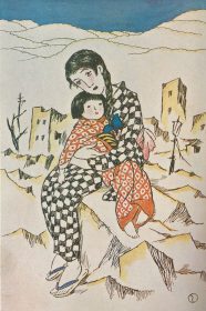 人形と娘（『少女の友』口絵）1923年	