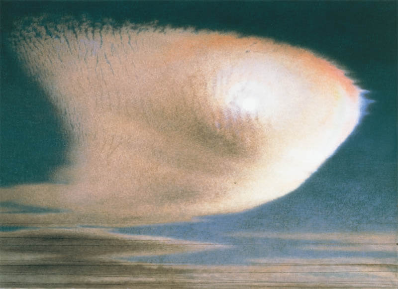 岩橋英遠《彩雲》1979年、北海道立釧路芸術館蔵


