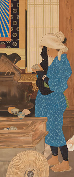 竹内栖鳳 《日稼》 1917年　東京国立近代美術館


