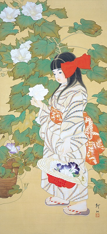 作者不詳（柳江）《夏苑の少女》1912-1925年頃


