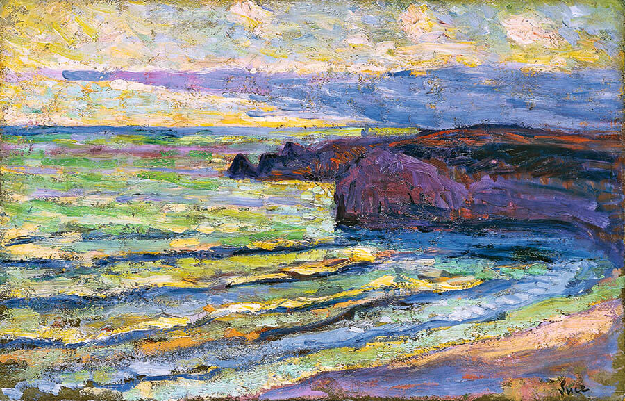 マクシミリアン・リュス《岩の多い海岸》1893年、カンペール美術館蔵
Collection du Musée des Beaux-Arts de Quimper