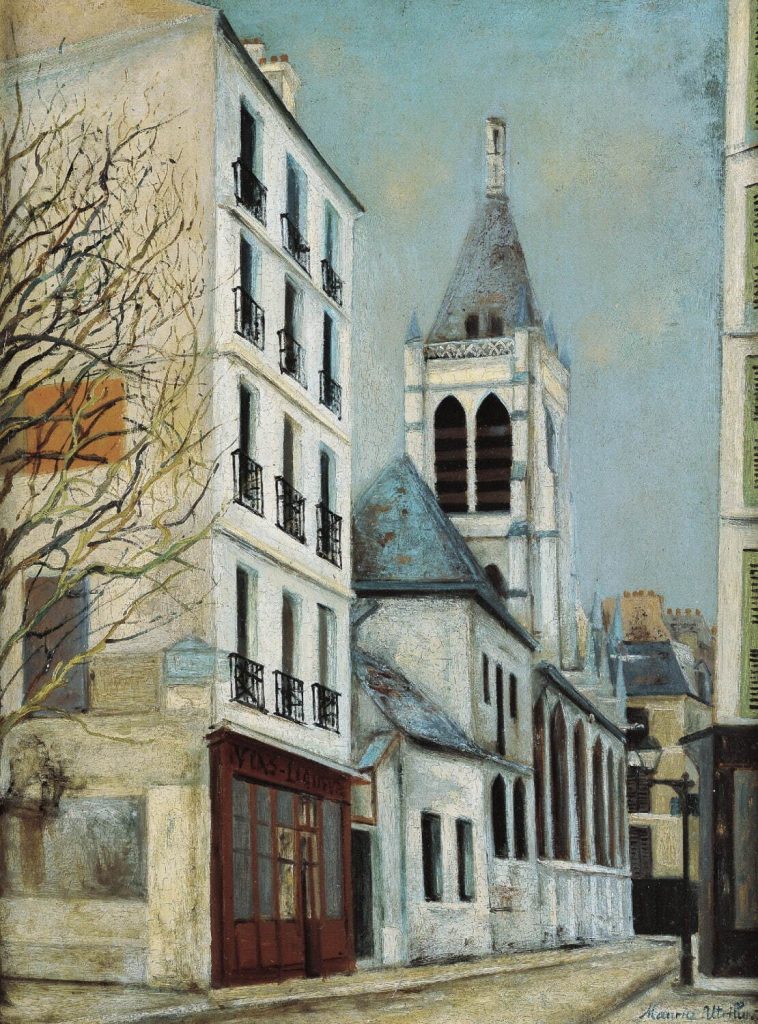 モーリス・ユトリロ 《パリのサン＝セヴラン教会》 1910-12年頃 ©︎Helene Bruneau
