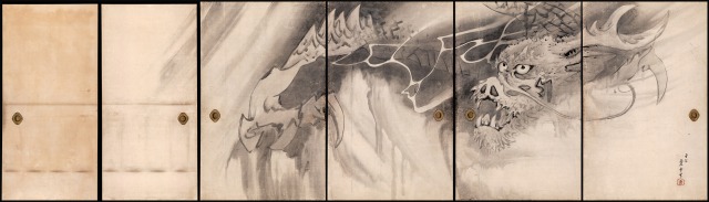 長沢芦雪《龍図襖》重要文化財
天明6年（1786）
和歌山　無量寺・串本応挙芦雪館
