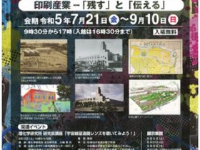 工都展　印刷産業　「残す」と「伝える」板橋区立郷土資料館