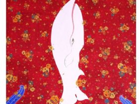 クジラとおひさま（116.7×72.7㎝）