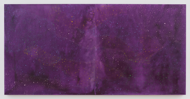 Julia Chiang Remember That Time When What Acrylic on wood panel H122 × W244 cm (diptych) H48 x W96 inch (diptych)
