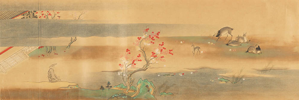 《西行物語絵巻》(部分) 2巻　江戸時代　海の見える杜美術館


