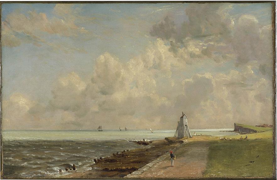 ジョン・コンスタブル《Harwich Lighthouse》?exhibited 1820 Photo © Tate テート美術館

