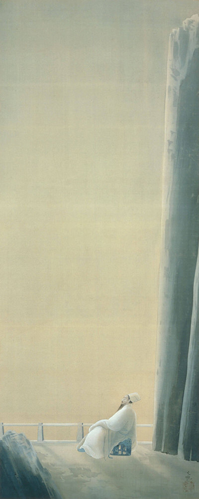 横山大観「隠棲いんせい」
明治35年(1902)
茨城県近代美術館蔵