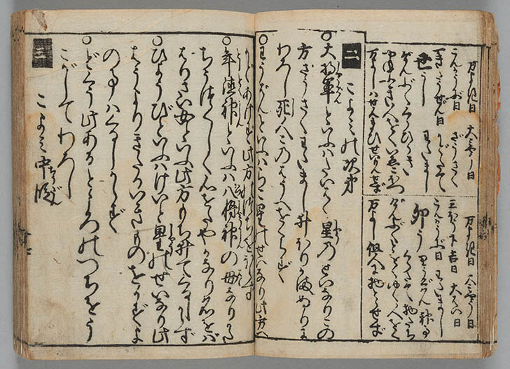 「大ざつしよ」 寛永８年（1631） 国立歴史民俗博物館蔵

