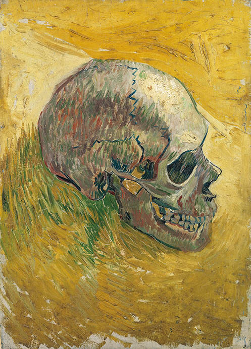 フィンセント・ファン・ゴッホ《髑髏》1887年　油彩／キャンヴァス　ファン・ゴッホ美術館、アムステルダム（フィンセント・ファン・ゴッホ財団）Van Gogh Museum, Amsterdam(Vincent van Gogh Foundation)