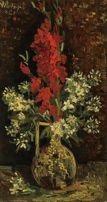フィンセント・ファン・ゴッホ《赤と白の花をいけた花瓶》1886年　油彩／キャンヴァス　ボイマンス・ファン・ブーニンヘン美術館、 ロッテルダム
Collection Museum Boijmans Van Beuningen, Rotterdam