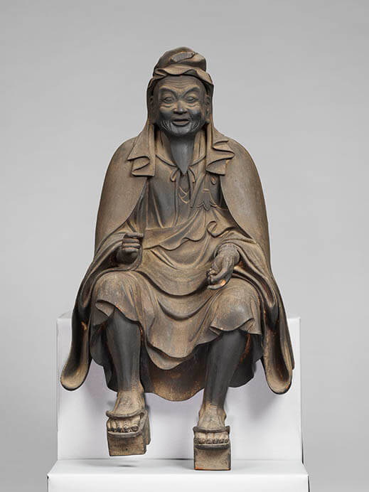 役行者倚像　鎌倉時代 弘安九年（1286）慶俊作　奈良国立博物館蔵


