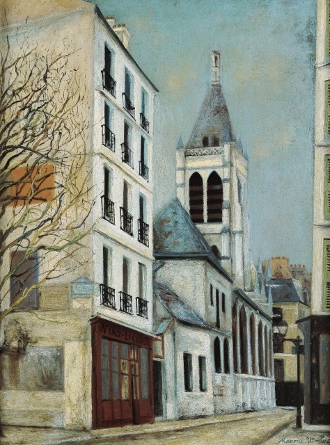 パリのサン=セヴラン教会（1910-12年頃）