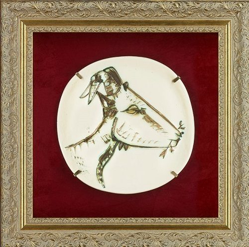ピカソ

「マドゥーラ工房の絵皿「山羊」」

直径：約25.5cm

セラミック

1950年