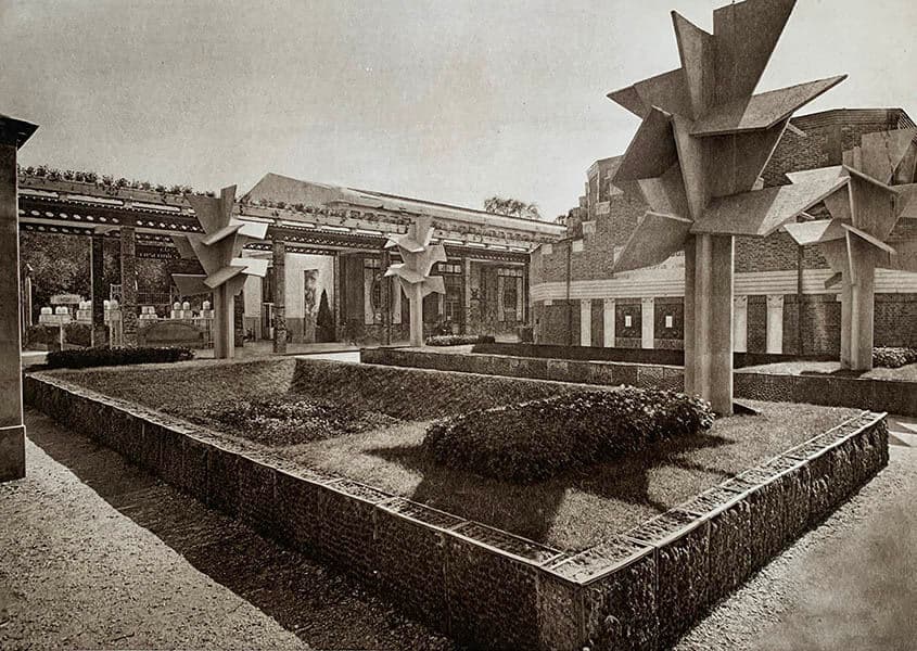 ロベール・マレ=ステヴァンス「庭園」『1925年 パリ装飾美術博覧会：建築と庭園』1925年　東京都庭園美術館蔵

