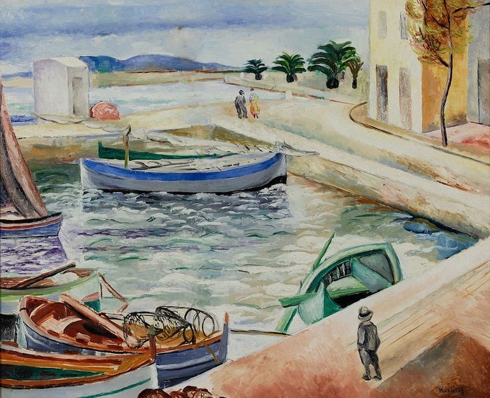 モイーズ・キスリング
「サナリ―の港 / Le port de Sanary」

1919年
油彩、キャンバス　60×73cm