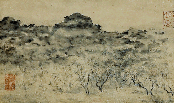 梅柳の山　　昭和10 年 （1935）　
