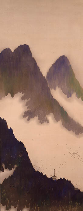横山大観《群鴉》明治42年（1909）頃福井県立美術館蔵　＊後期展示

