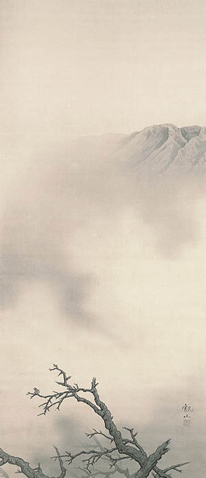 下村観山《孤猿声》1907～11年頃　佐野市立吉澤記念美術館蔵

