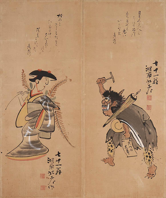 紀楳亭《大津絵図》文化元（1804）年　滋賀県立琵琶湖文化館

