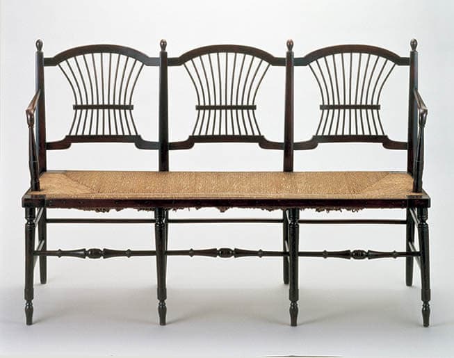 《ロセッティの長椅子》デザイン：おそらくダンテ・ゲイブリエル・ロセッティ、1863年頃 Photo ©Brain Trust Inc.


