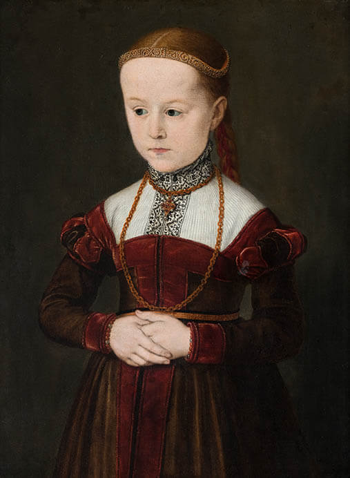 ニコラ・ヌーシャテール《皇女アンナの肖像》1567年　油彩、カンヴァス　67×49.5cm
©Museum of John Paul II and Primate Wyszyński