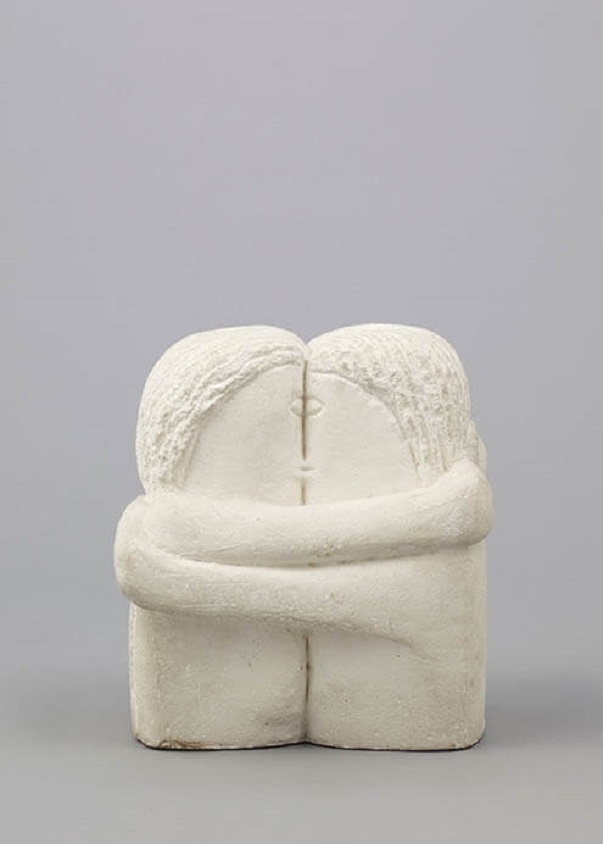 コンスタンティン・ブランクーシ 《接吻》 1907-10年　石橋財団アーティゾン美術館