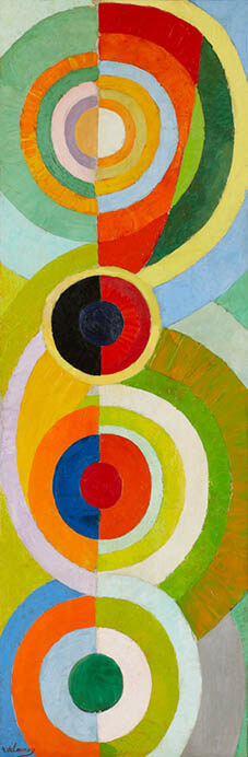 ロベール・ドローネー 《リズム 螺旋》 1935年
油彩／カンヴァス 300.0×99.5cm 東京国立近代美術館

