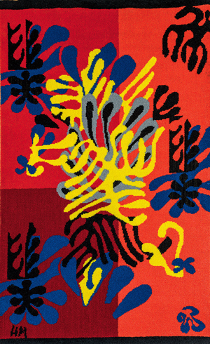 アンリ・マティス《ピエロの埋葬》（『ジャズ』より）1947年刊 宇都宮美術館蔵


