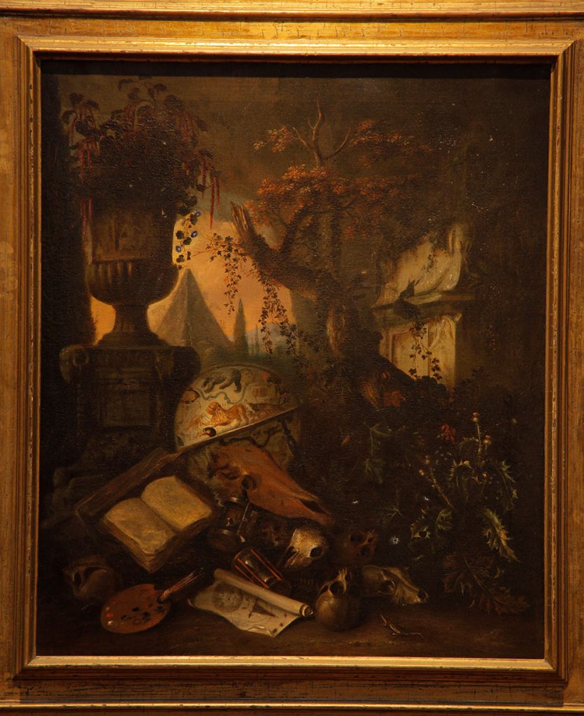 ヴァニタス

マイタス・ウィトホース
1665年

一見、物が散