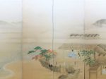 高嵩谷《須磨・住吉図屏風》（右隻） 寛政6年（1794）酒田市指定文化財