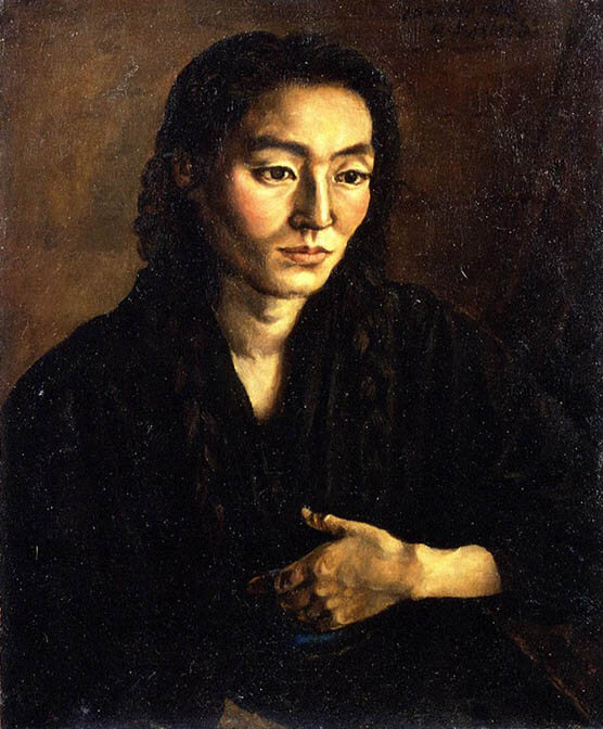岸田劉生《画家の妻》1914年

