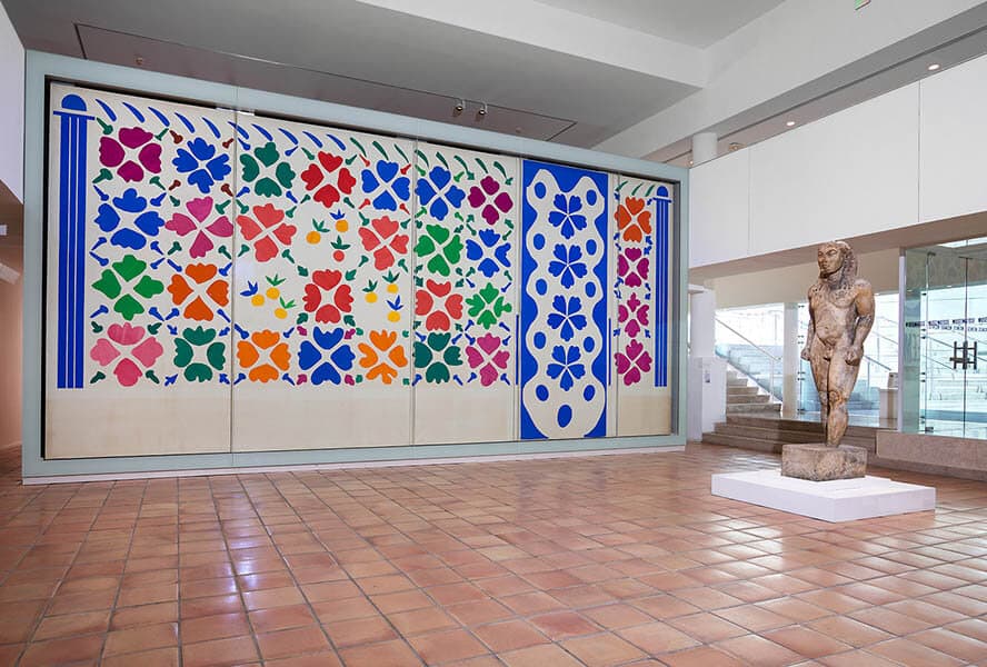 ニース市マティス美術館展示風景 2022年
©Succession H. Matisse pour l’œuvre de Matisse　Photo: François Fernandez

