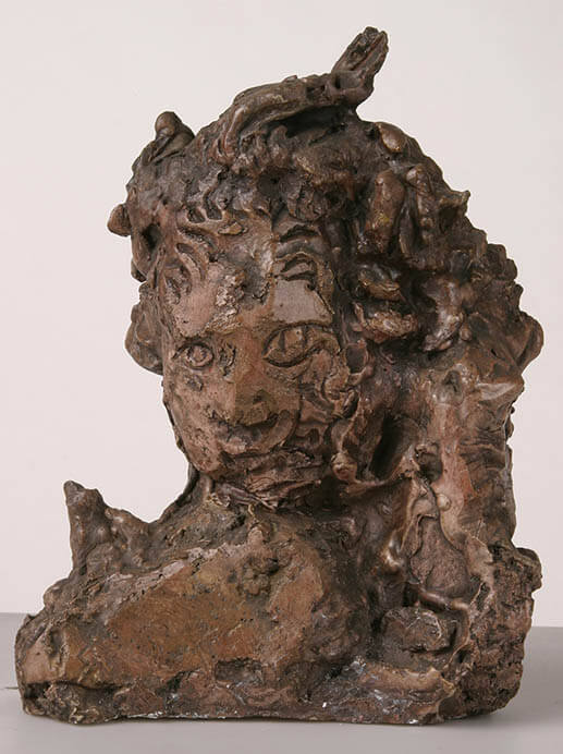 北村西望《思い出せぬ顔》 1952年　井の頭自然文化園彫刻園蔵