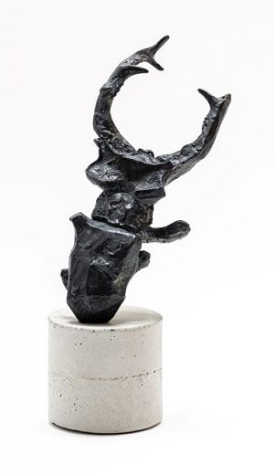 ルカヌスのトルソ -アクベシアヌス-
黒御影石、モルタル
13×10.5×h19cm+台座8×8×h7.5