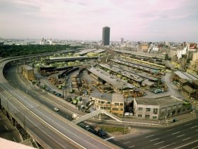 写真: 汐留駅　昭和47年（1972）頃