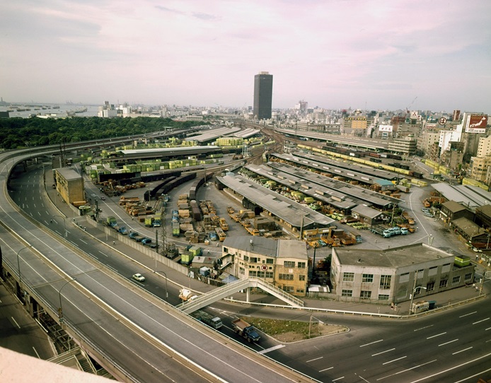 写真: 汐留駅　昭和47年（1972）頃