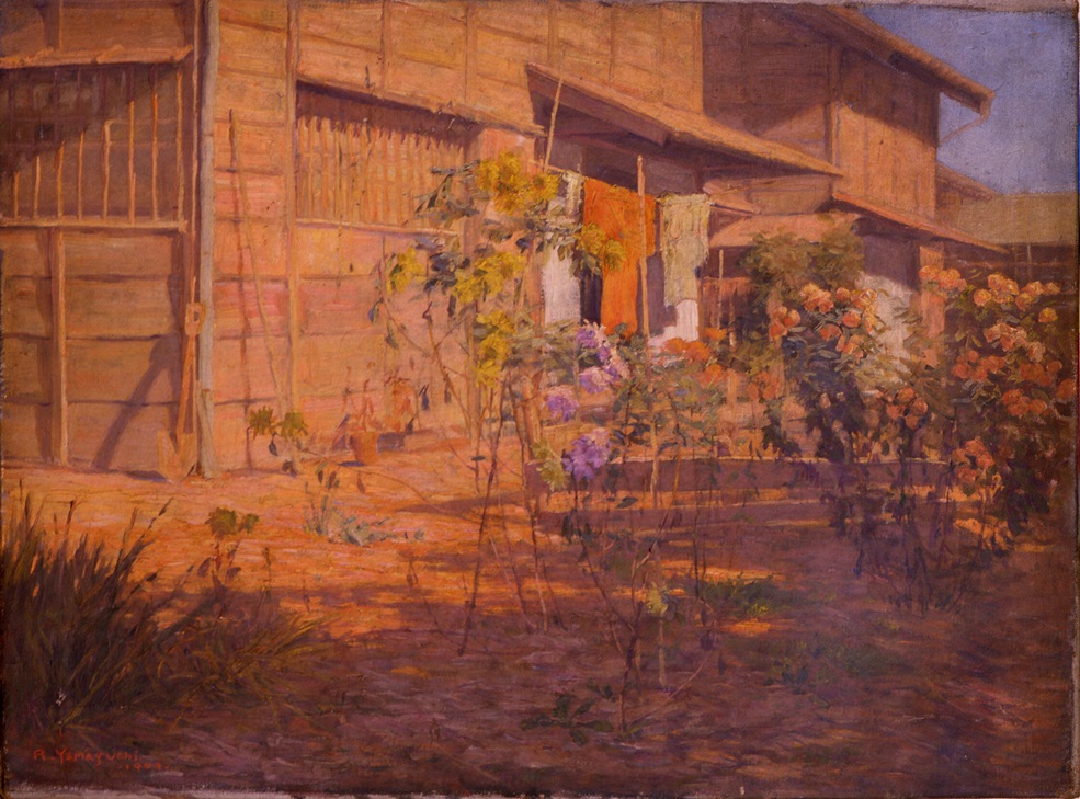山口亮一《秋の日》 1909年(明治42年)
油彩・カンヴァス、佐賀県立美術館

