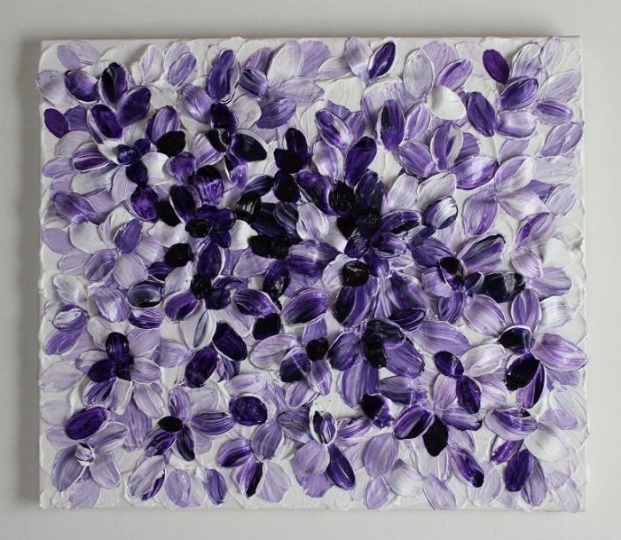 作品名：INFINITY Into the Violet No2

サイズ：45.5×53cm