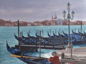 「vento di venezia」 (ヴェネツァの風） P10号