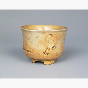 御本立鶴茶碗
1口
朝鮮・朝鮮時代　17世紀
根津美術館蔵