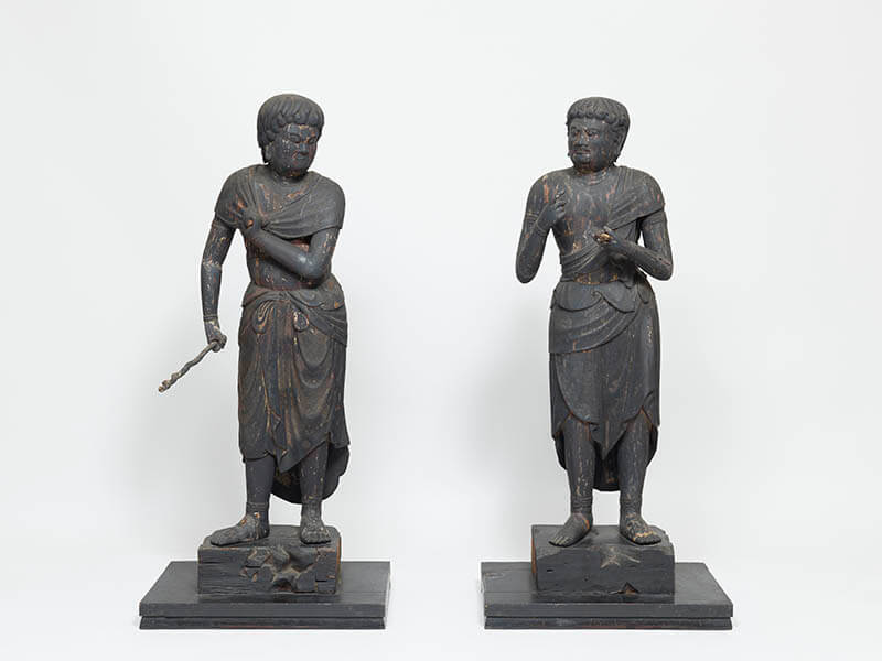 二童子立像（制吒迦童子・矜羯羅童子）　平安時代　11～12世紀