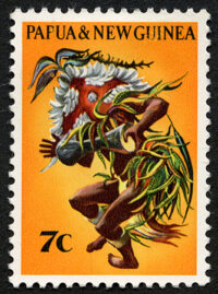 シアッシ島の仮面舞踏(パプア・ニューギニア 1971年)
