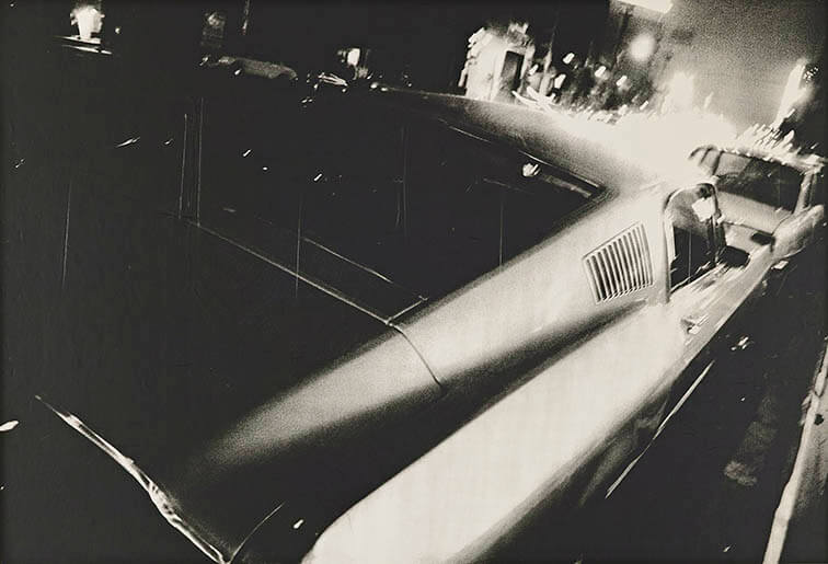 中平卓馬《夜》1969年頃、グラヴィア印刷、58.0×84.7cm　東京国立近代美術館
©Gen Nakahira

