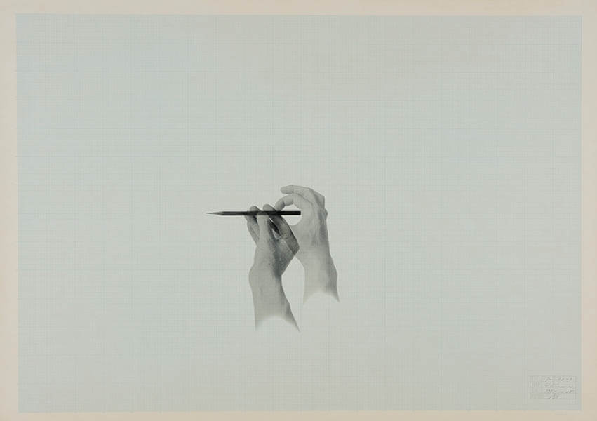 木村秀樹《鉛筆 2-3》 1974年　京都国立近代美術館蔵


