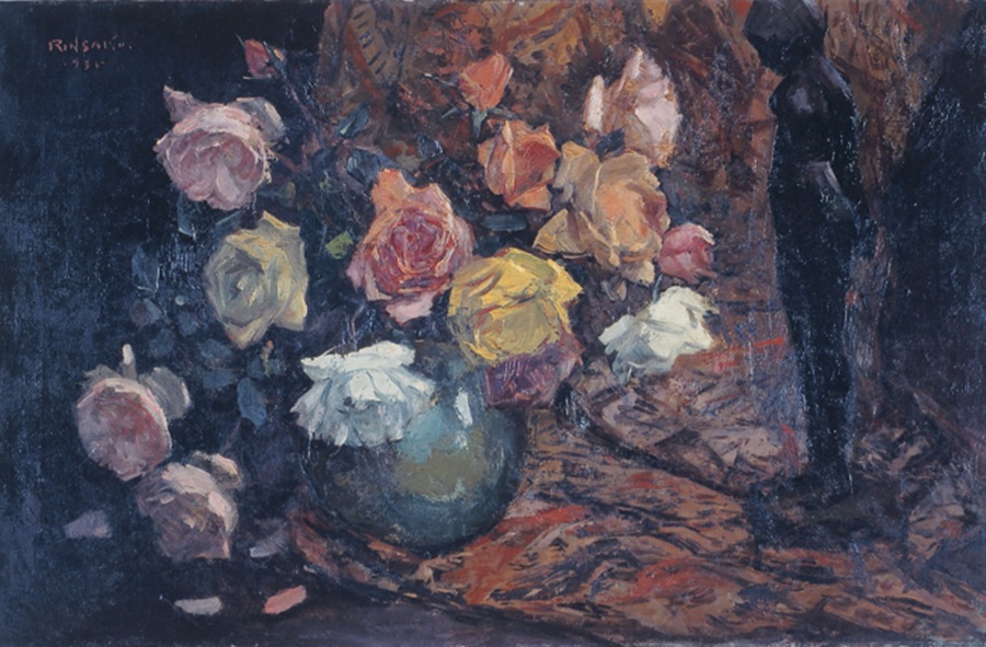 赤松麟作 《薔薇》 1935年　田辺市立美術館蔵