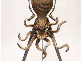 「Octopus オクトパス」 W200 x H650 x D300 mm